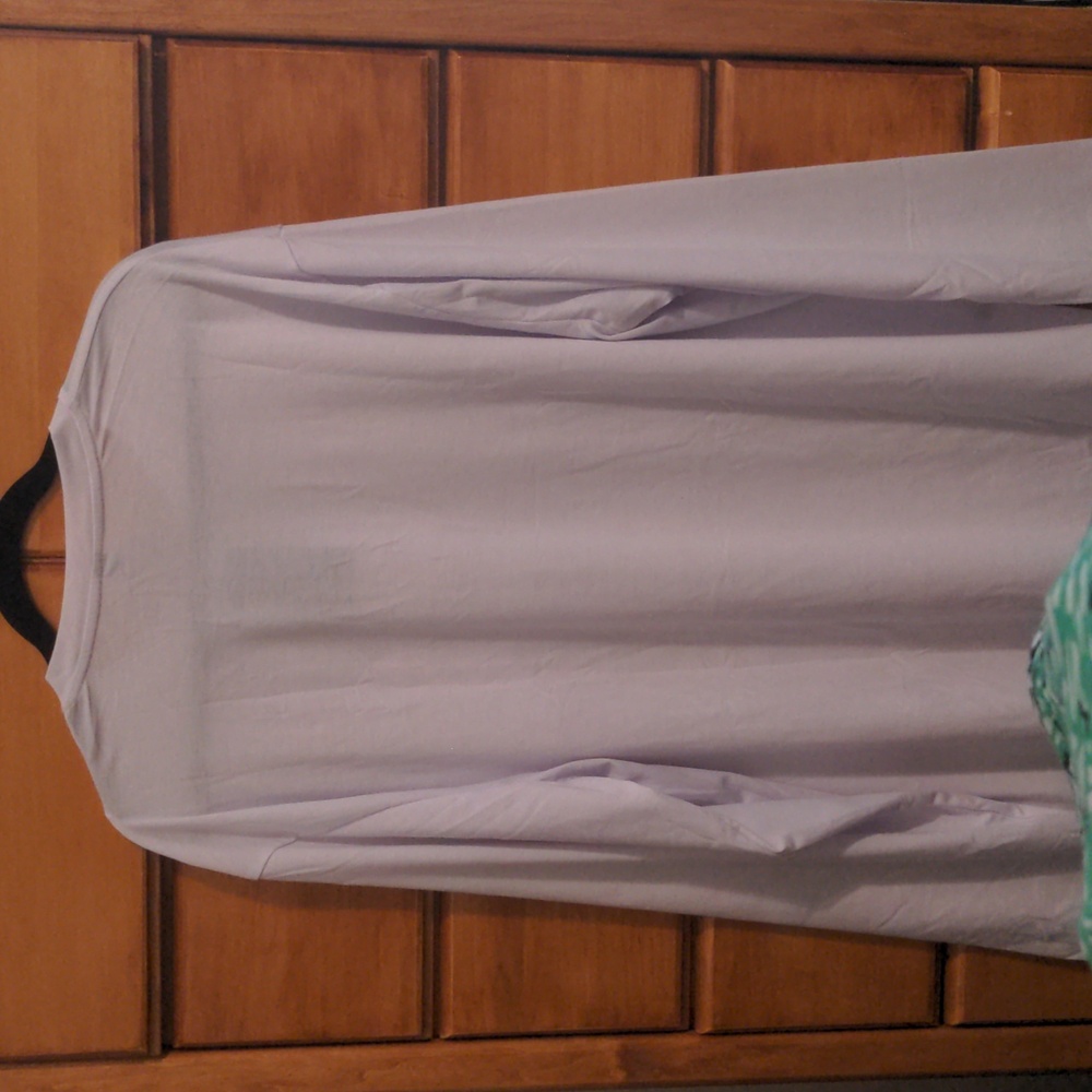 Uni Clau Men's Big & Tall Long Sleeve White Pocket T-shirt. Size 3 X - Picture 6 of 6